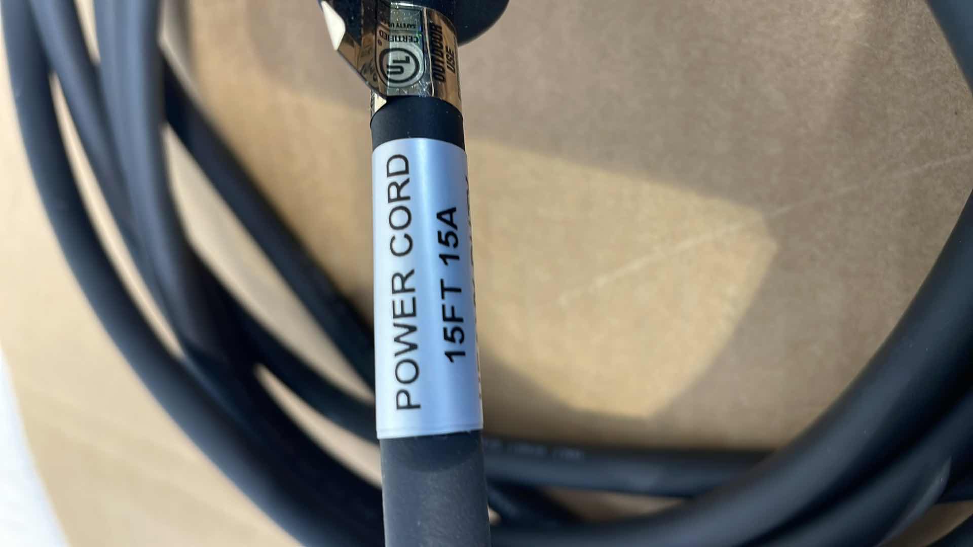 Photo 1 of EXTENSION CORD 15’ 15A HEAVYDUTY