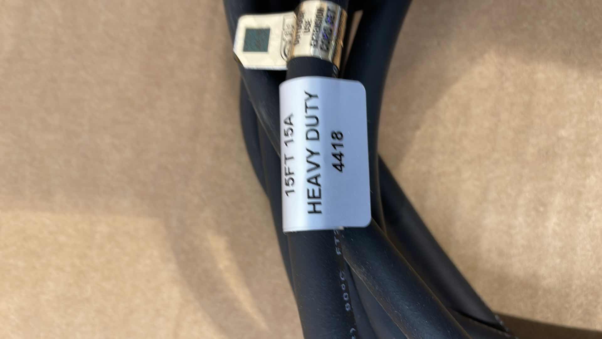 Photo 2 of EXTENSION CORD 15’ 15A HEAVYDUTY