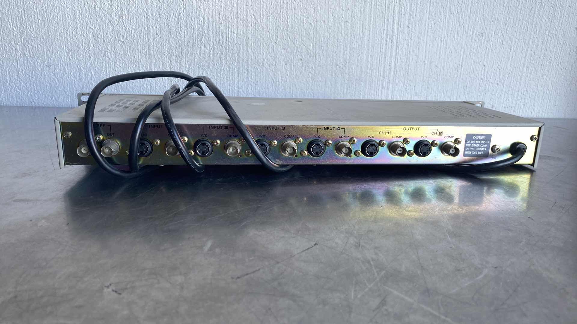 Photo 1 of PANASONIC VIDEO SWITCHER WJ-SW 104