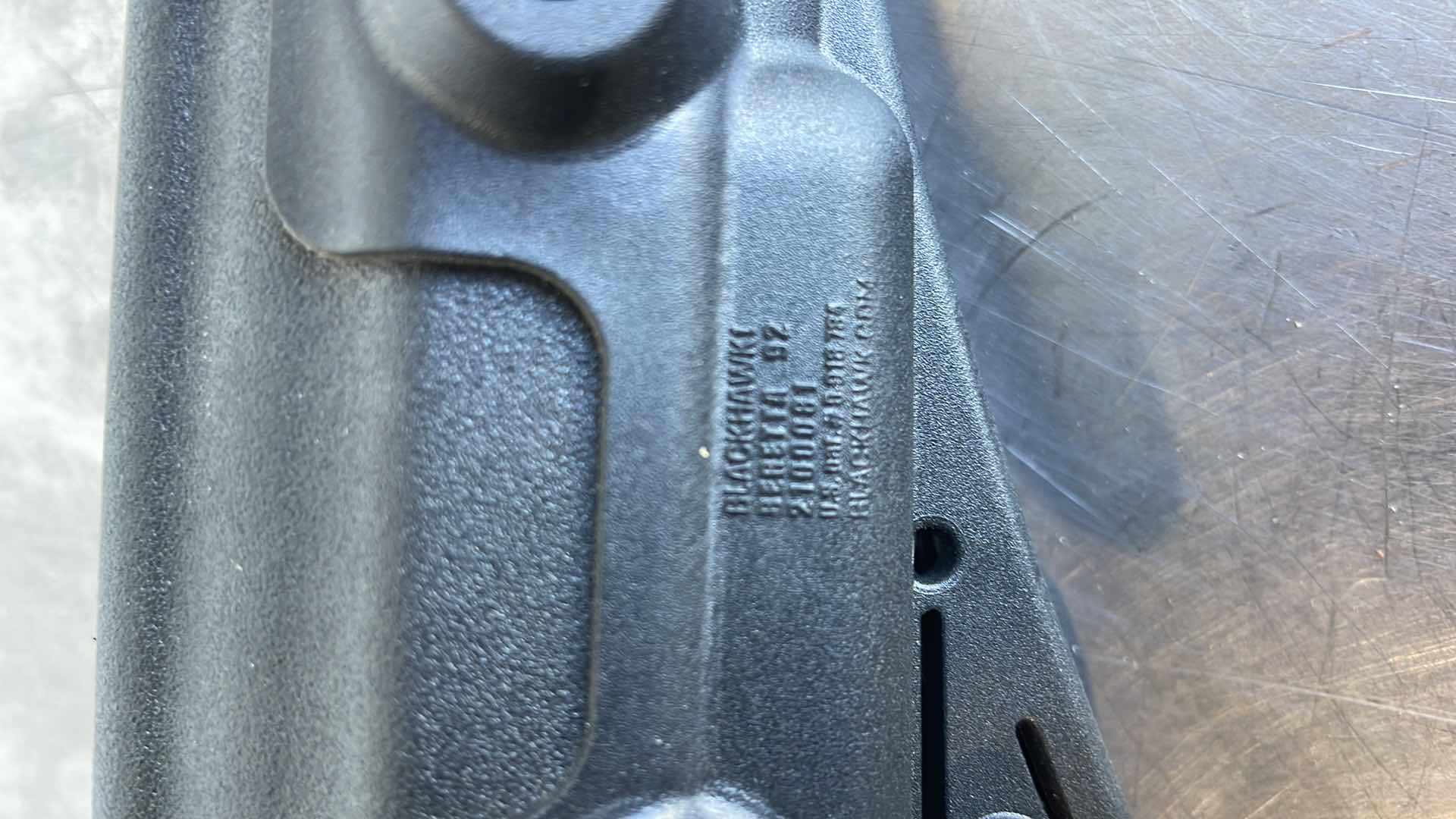 Photo 1 of BLACKHAWK BERETTA 92 LEFT HAND HOLSTER