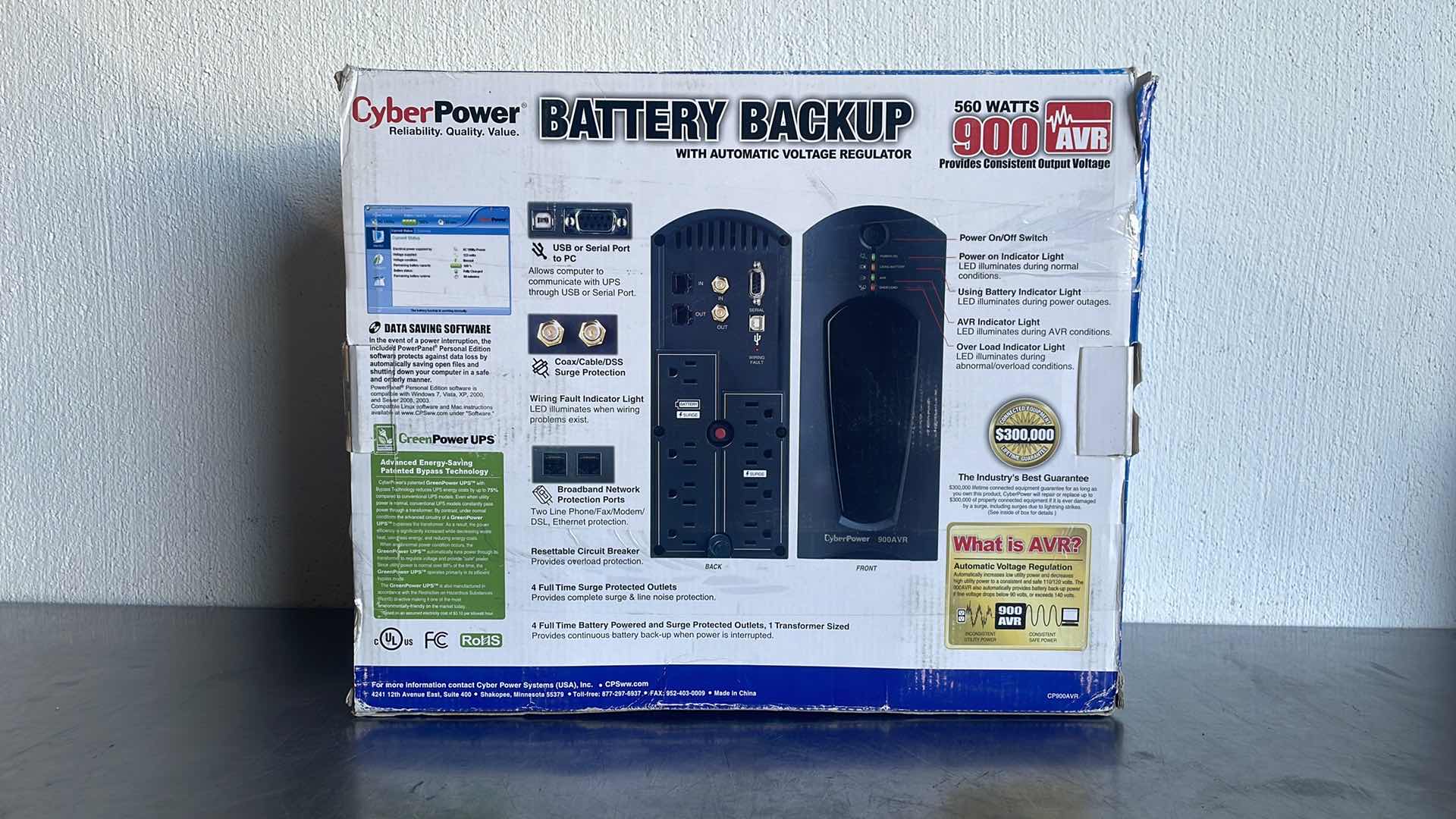 Photo 1 of CYBERPOWER AVR CP900AVR 900VA/560W