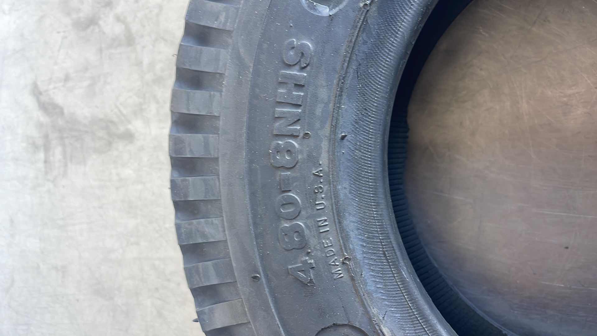 Photo 1 of DYNA-TRAC 4.80-8NHS 6 PLY RATING NOT FOR HIGHWAY USE