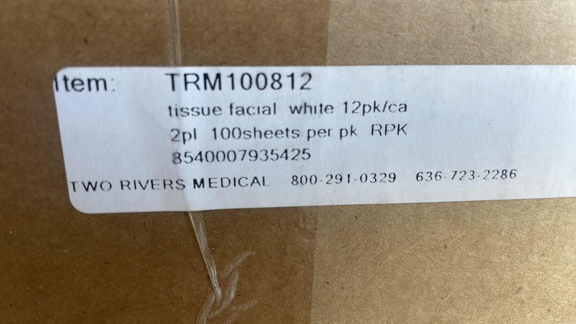 Photo 1 of KLEENEX 100 SHEETS PER PACK 12 PACKS