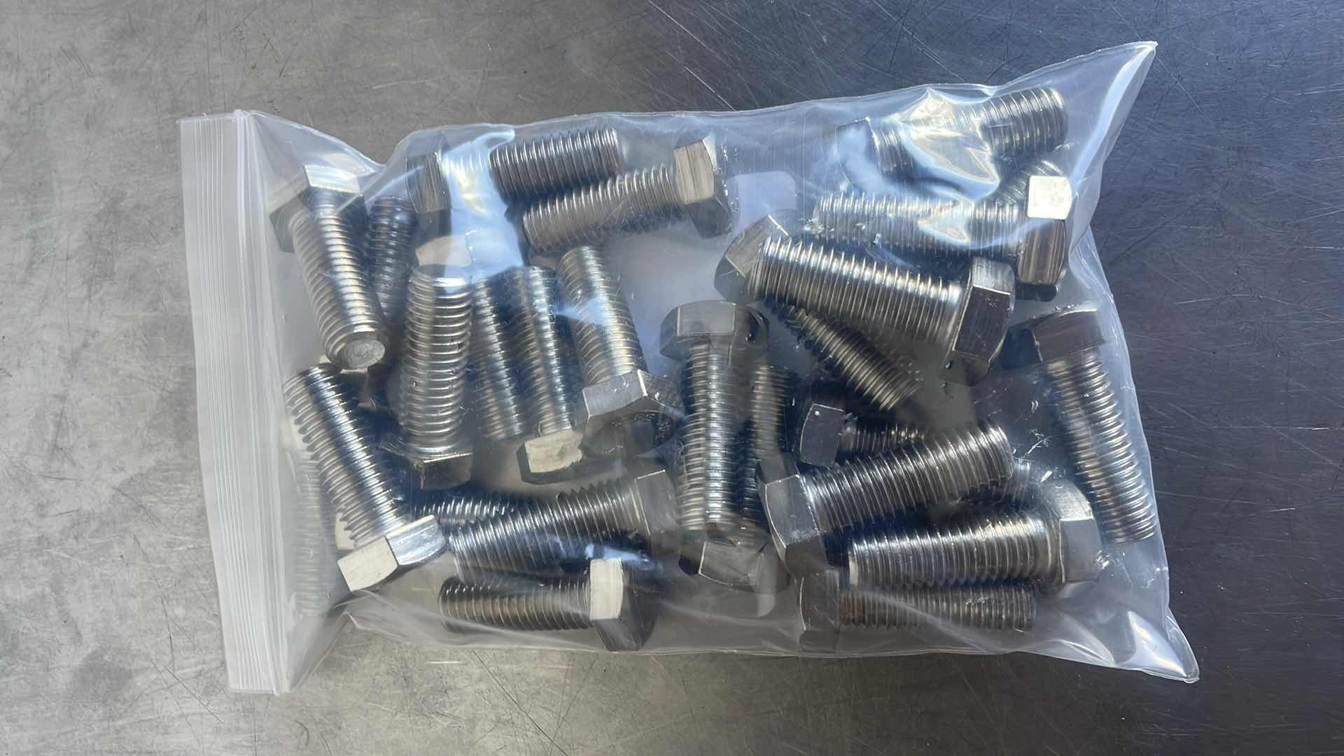 Photo 1 of 5/8”-11 x 1-3/4” STAINLESS STEEL BOLTS 25 PCS