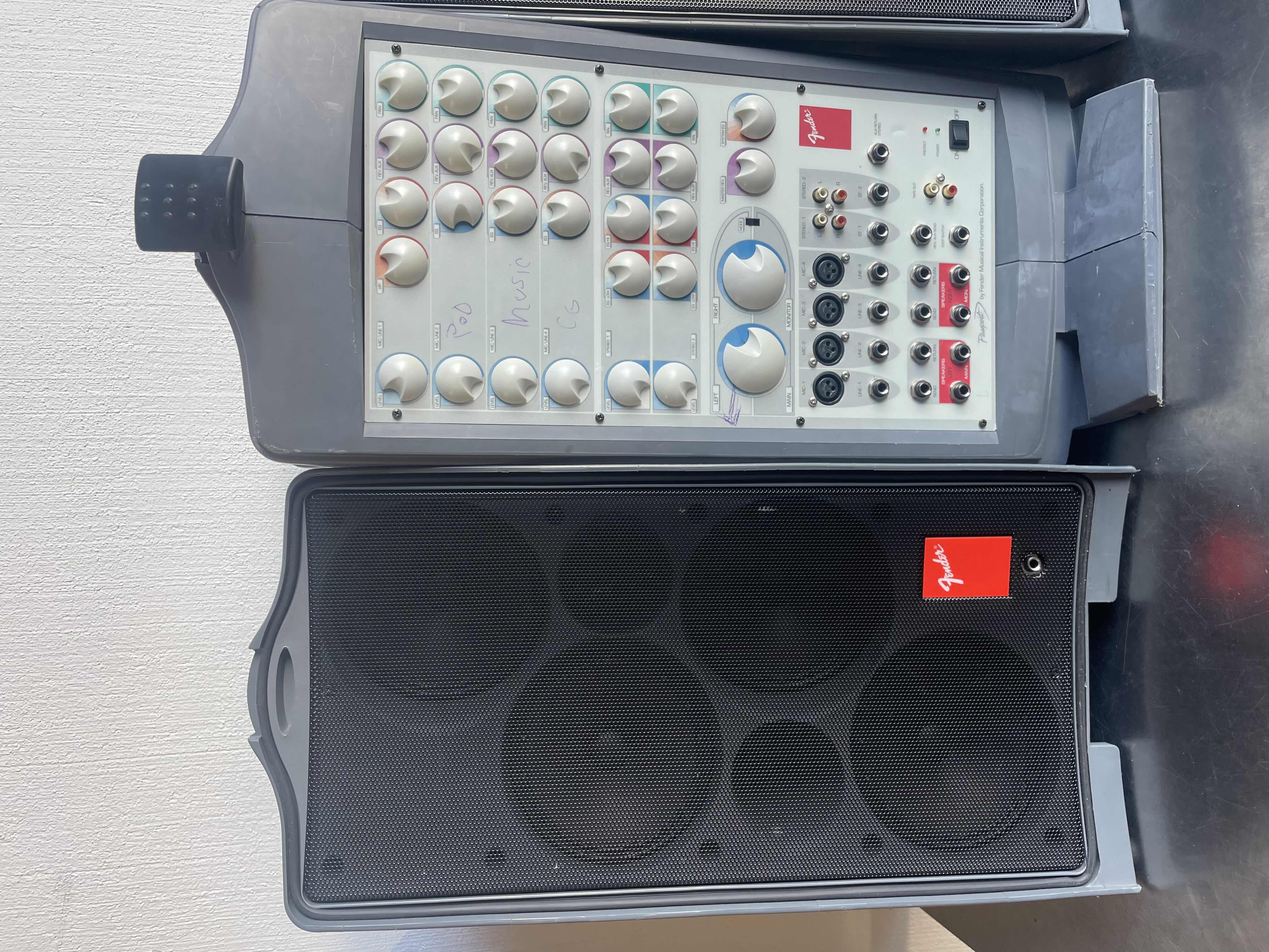 Photo 1 of FENDER PASSPORT P-250 PORTABLE PA
SOUND SYSTEM 069-1002 (250WATT)