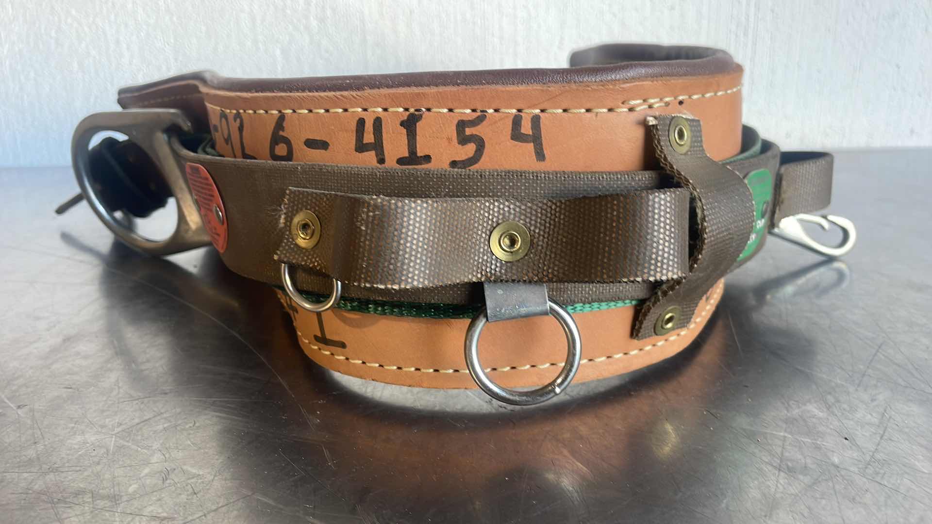 Photo 1 of BUCKINGHAM POLE CLIMBING LINEMANS SAFETY BELT SIZE 42