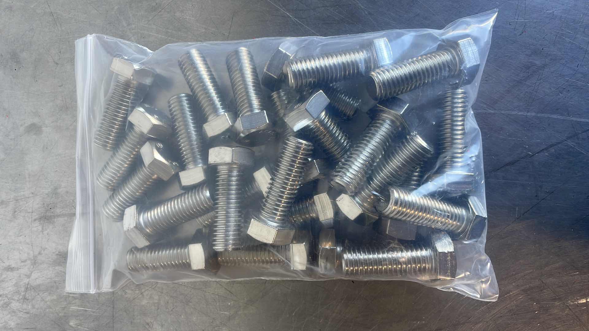 Photo 1 of STAINLESS STEEL HEX BOLT 5/8”-11 x 1-3/4” 25 PCS