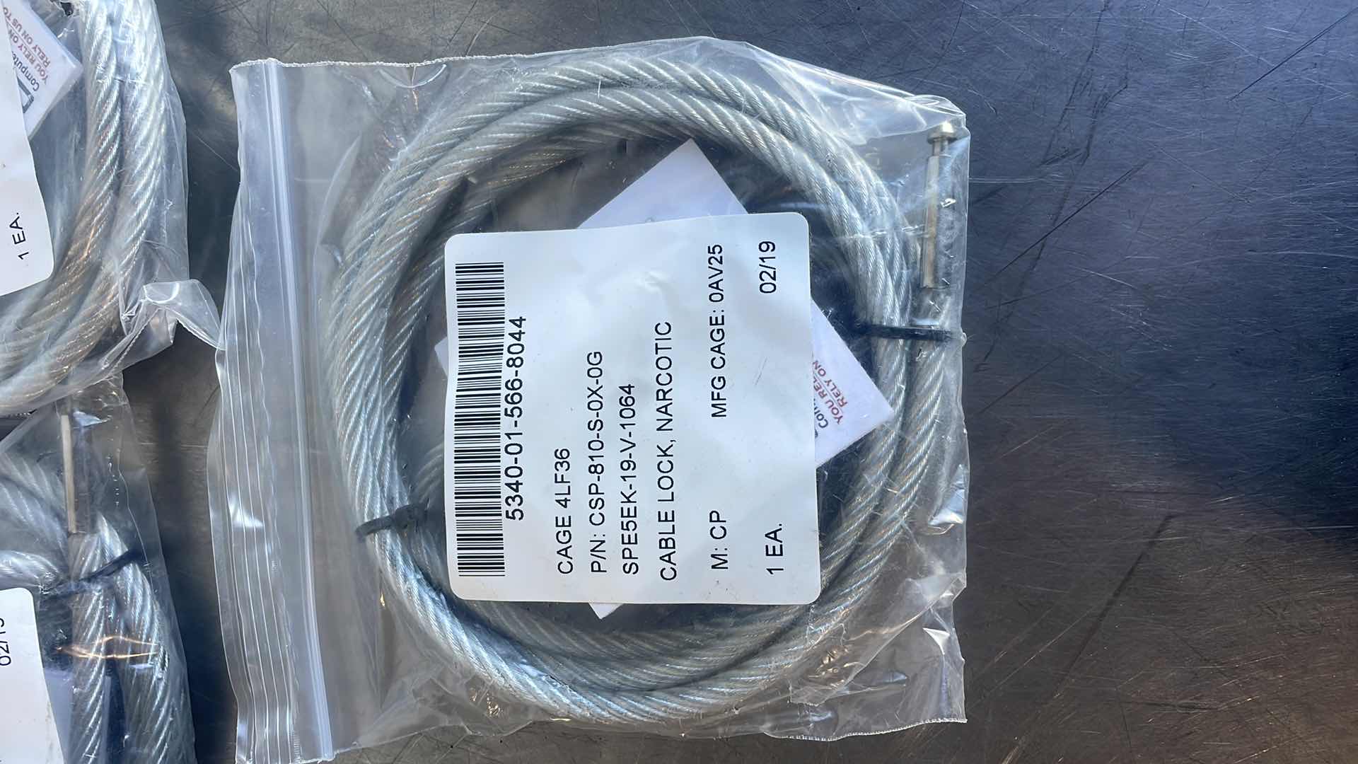 Photo 1 of NARCOTICS BOX CABLE LOCK
5340-01-566-8044 (5)