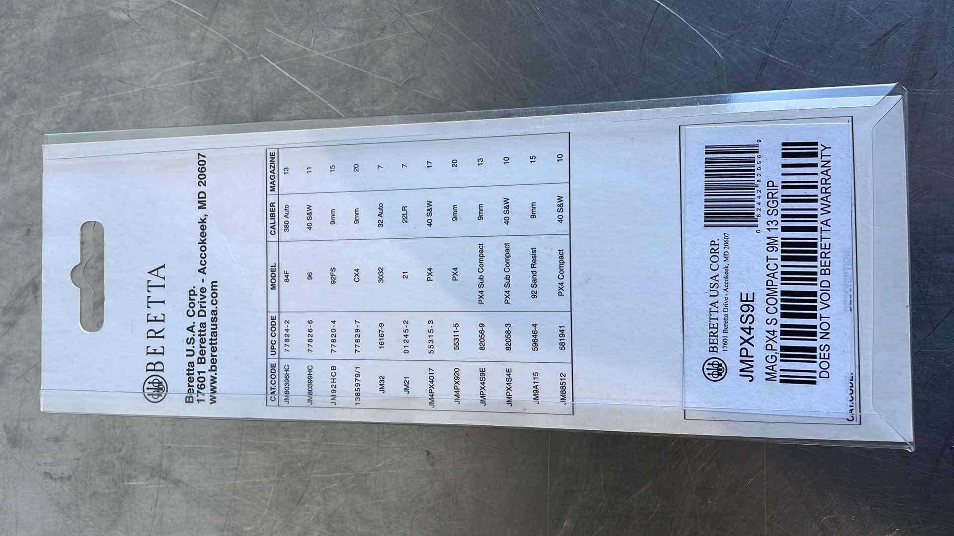 Photo 1 of BERETTA PX4 MAGAZINE SUB-COMPACT 9MM 13 ROUNDS SNAP GRIP PACKAGED