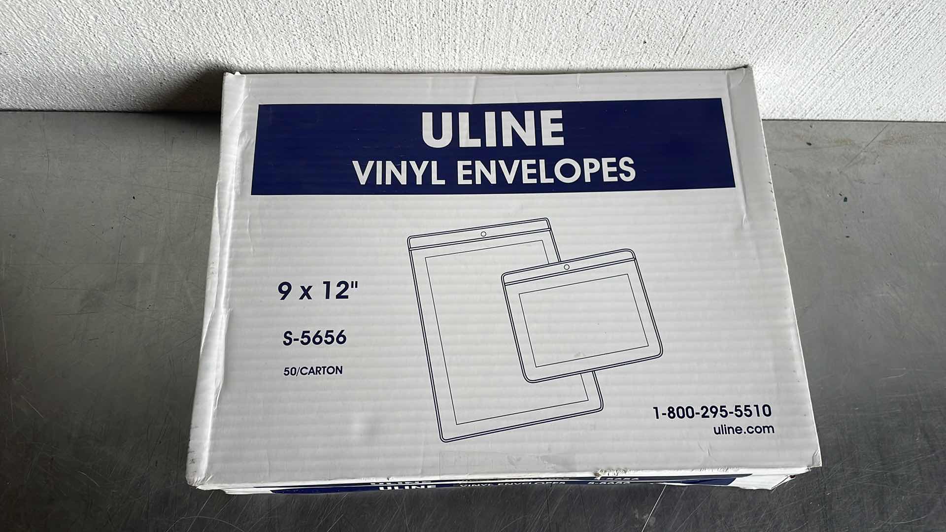 Photo 1 of ULINE VINYL ENVELOPES 9” x 12”S-5655