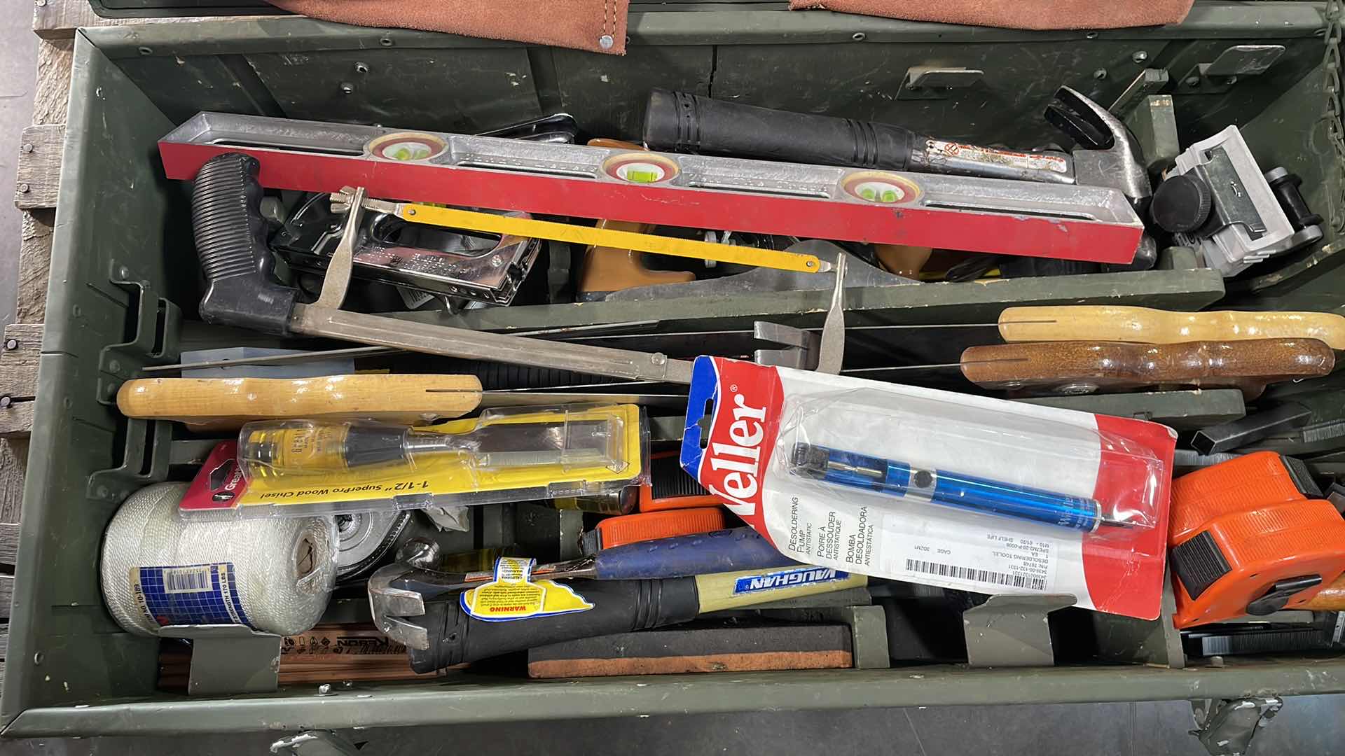 Photo 1 of MILITARY CARPENTERS TOOL BOX 32” x 16” x 9”