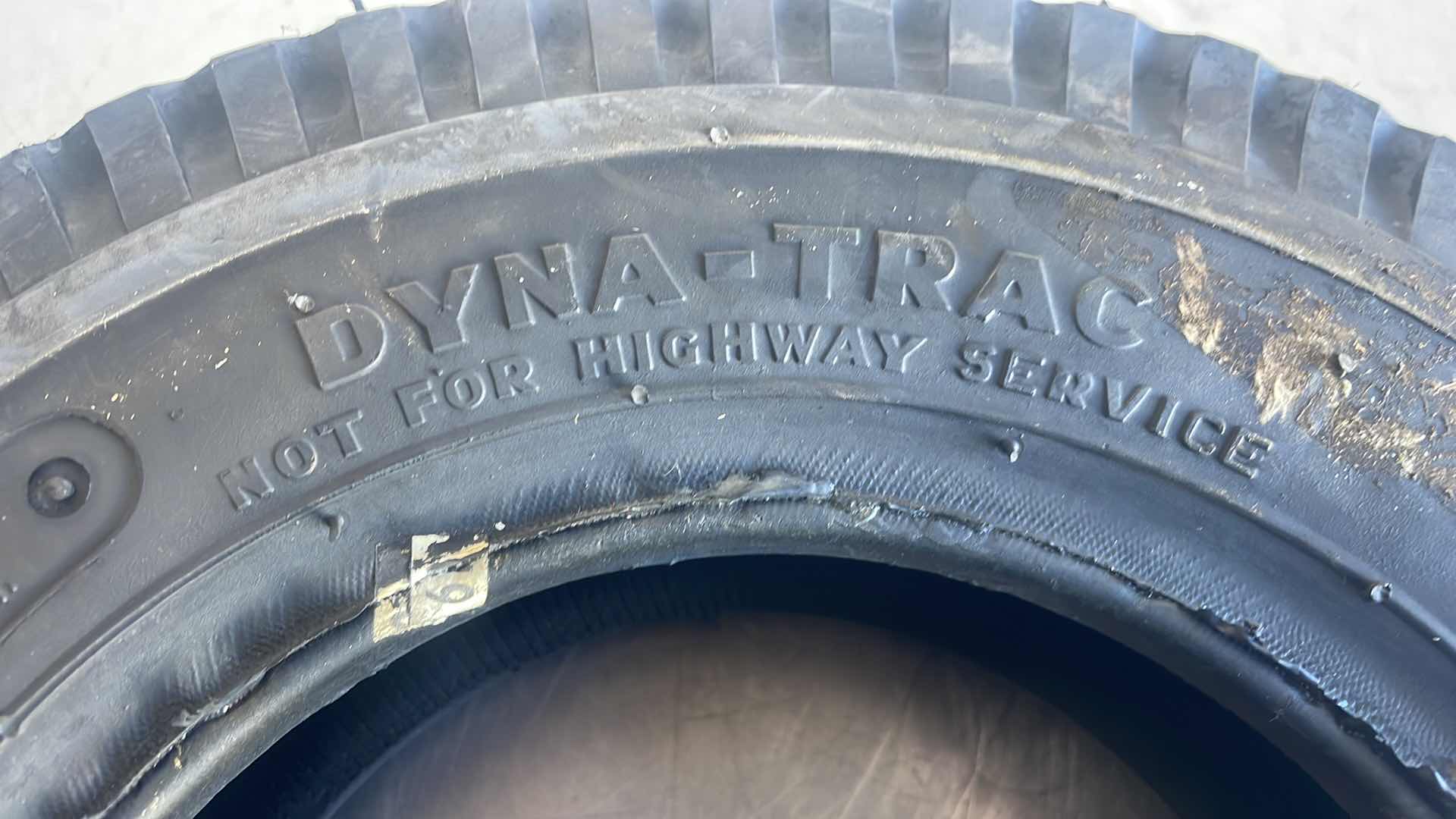 Photo 1 of DYNA-TRAC 4.80-8NHS 6 PLY RATING NOT FOR HIGHWAY USE
