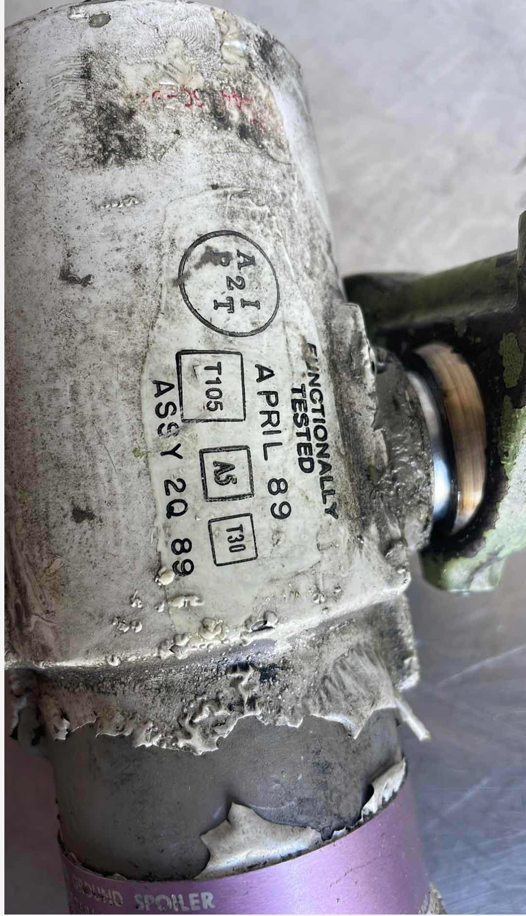 Photo 1 of BOEING 737 OUTBOARD GROUND SPOILER ACTUATOR 65C26864-2,
65-44960-27