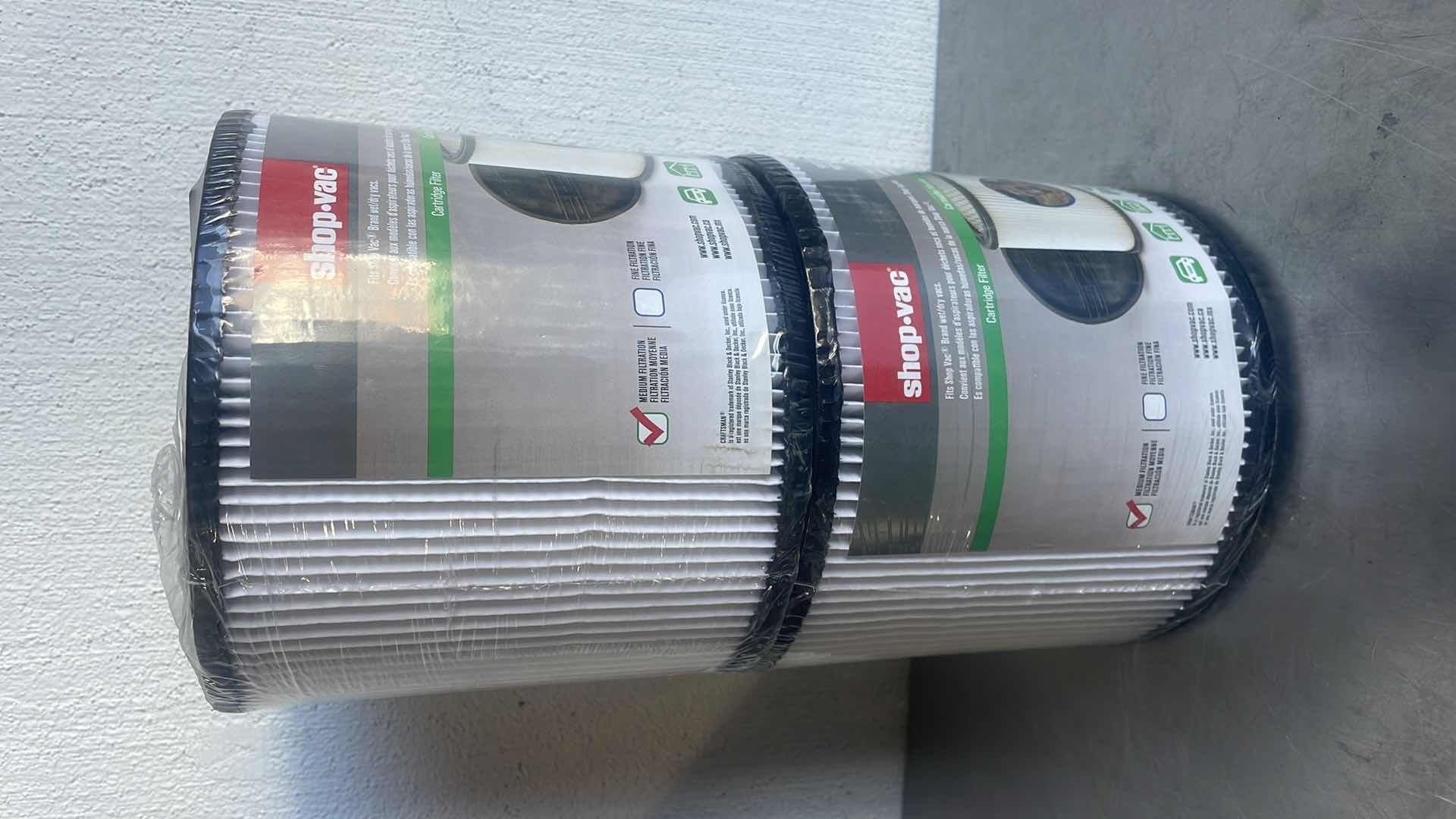 Photo 1 of SHOP-VAC 90304/90344 REPLACEMENT CARTRIDGE FILTER (2)