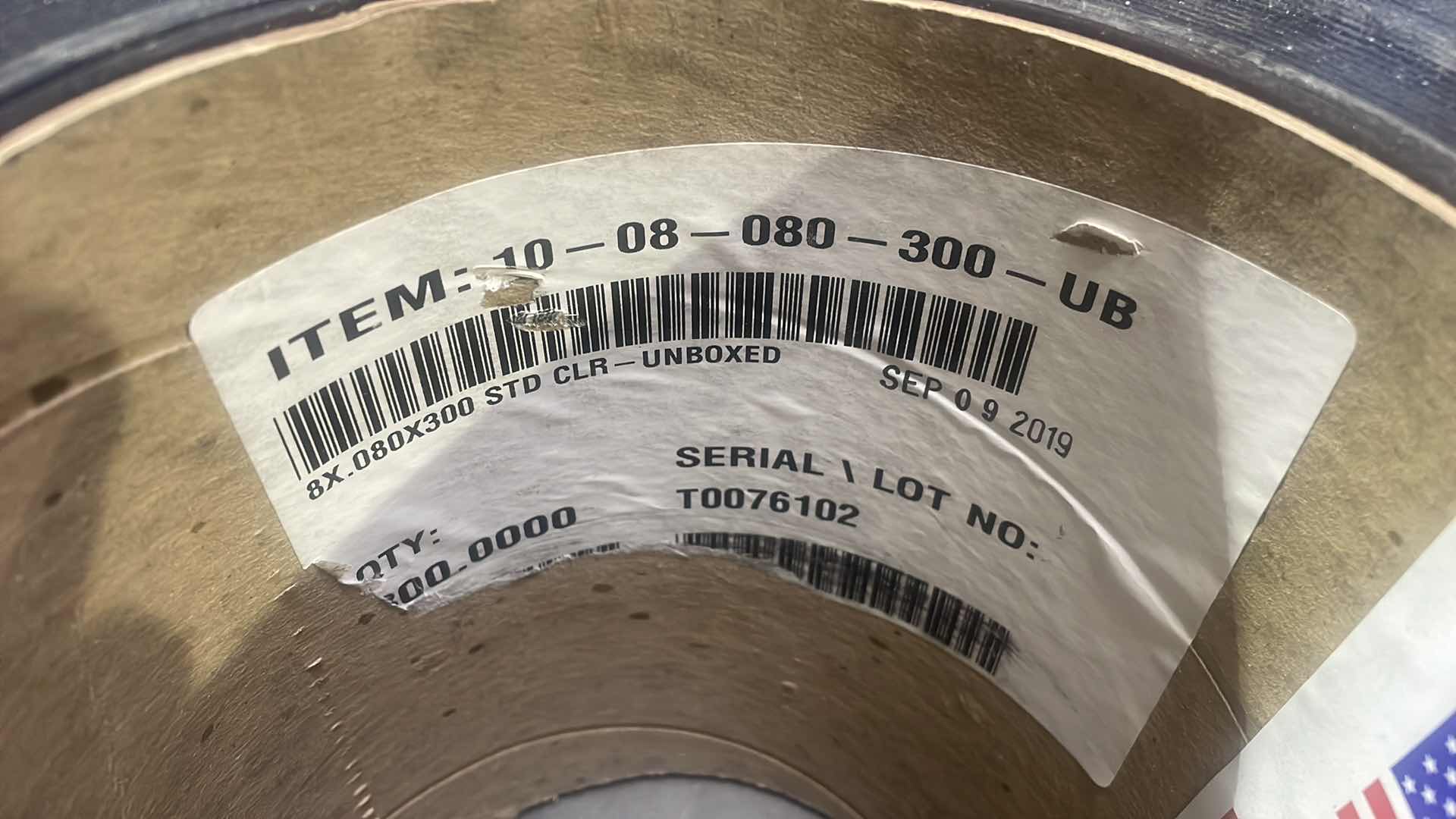 Photo 1 of CURTRON 10-08-080-300 PVC ROLL 8IN. WIDE X .080IN. THICK 300