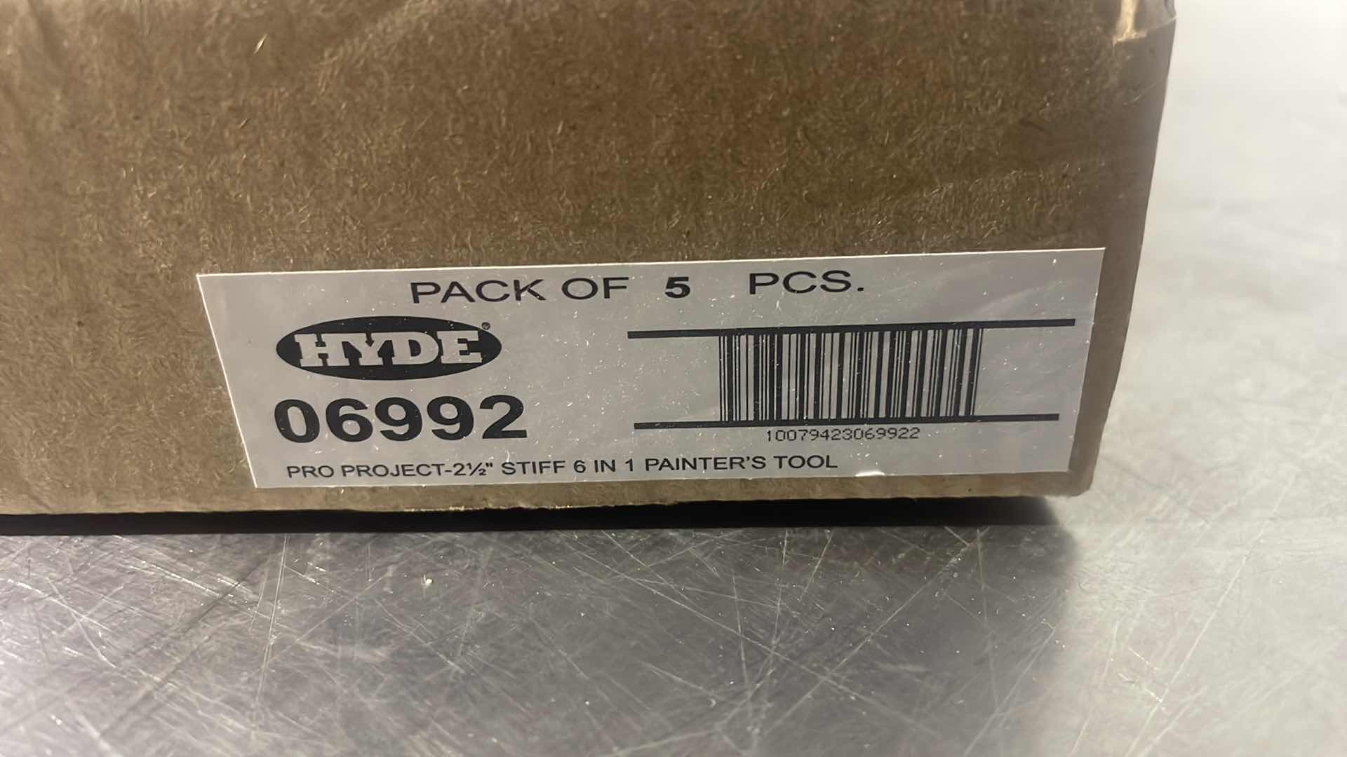 Photo 1 of BOX OF 5 HYDE 6 N 1 PAINTERS TOOL