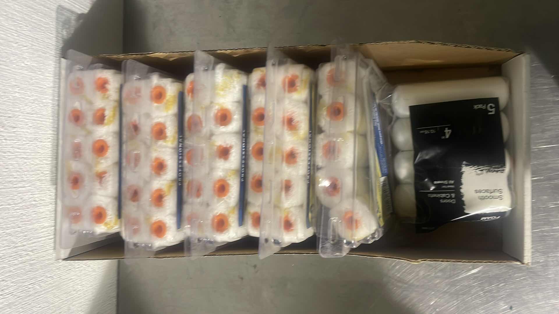 Photo 1 of PREMIER 4" YELLOW SPIRAL MINI ROLLER COVER 45 PACK