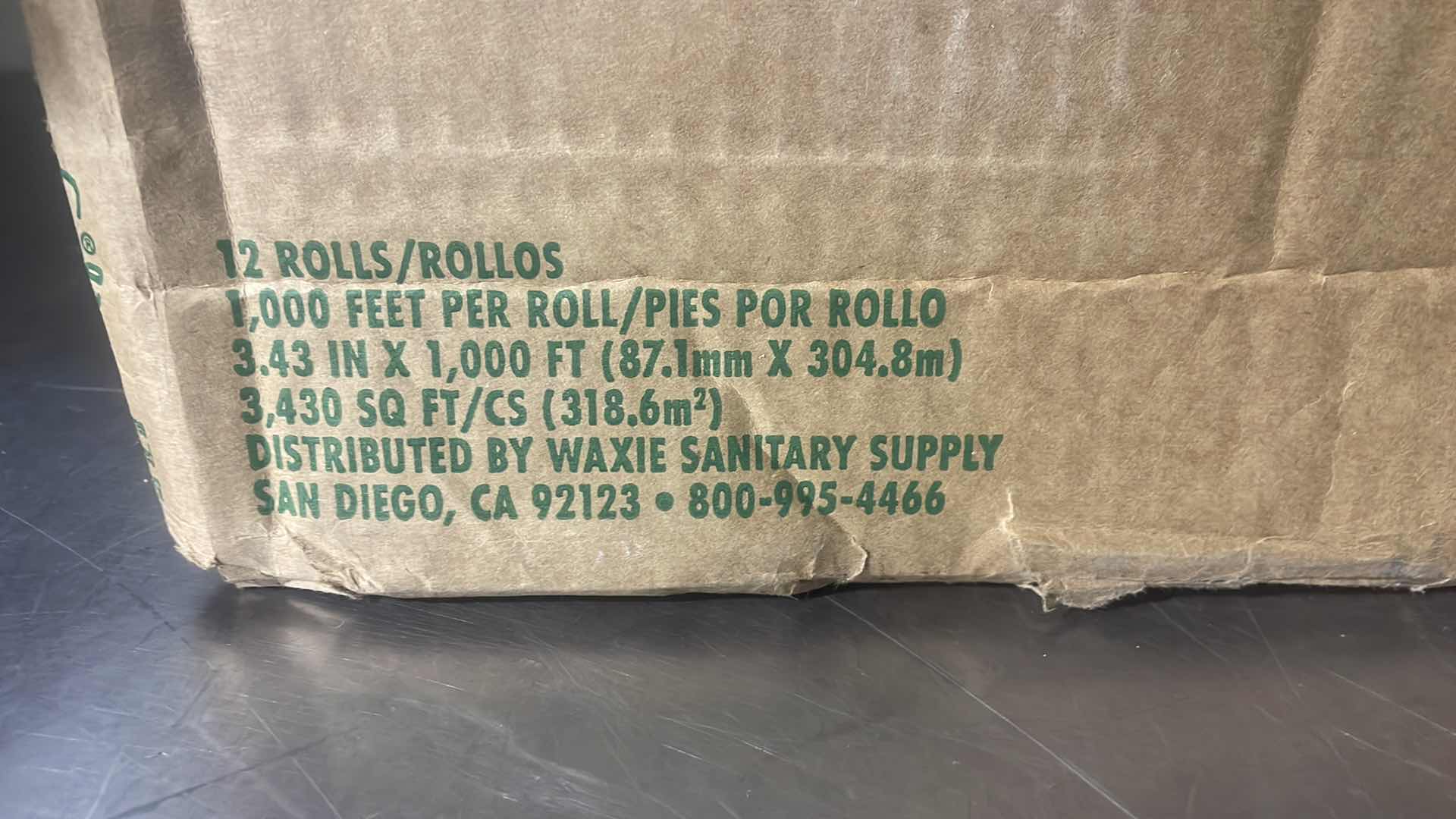 Photo 1 of JUMBO ROLL 2 PLY BATH TISSUE 1000’ PER ROLL 12 ROLLS