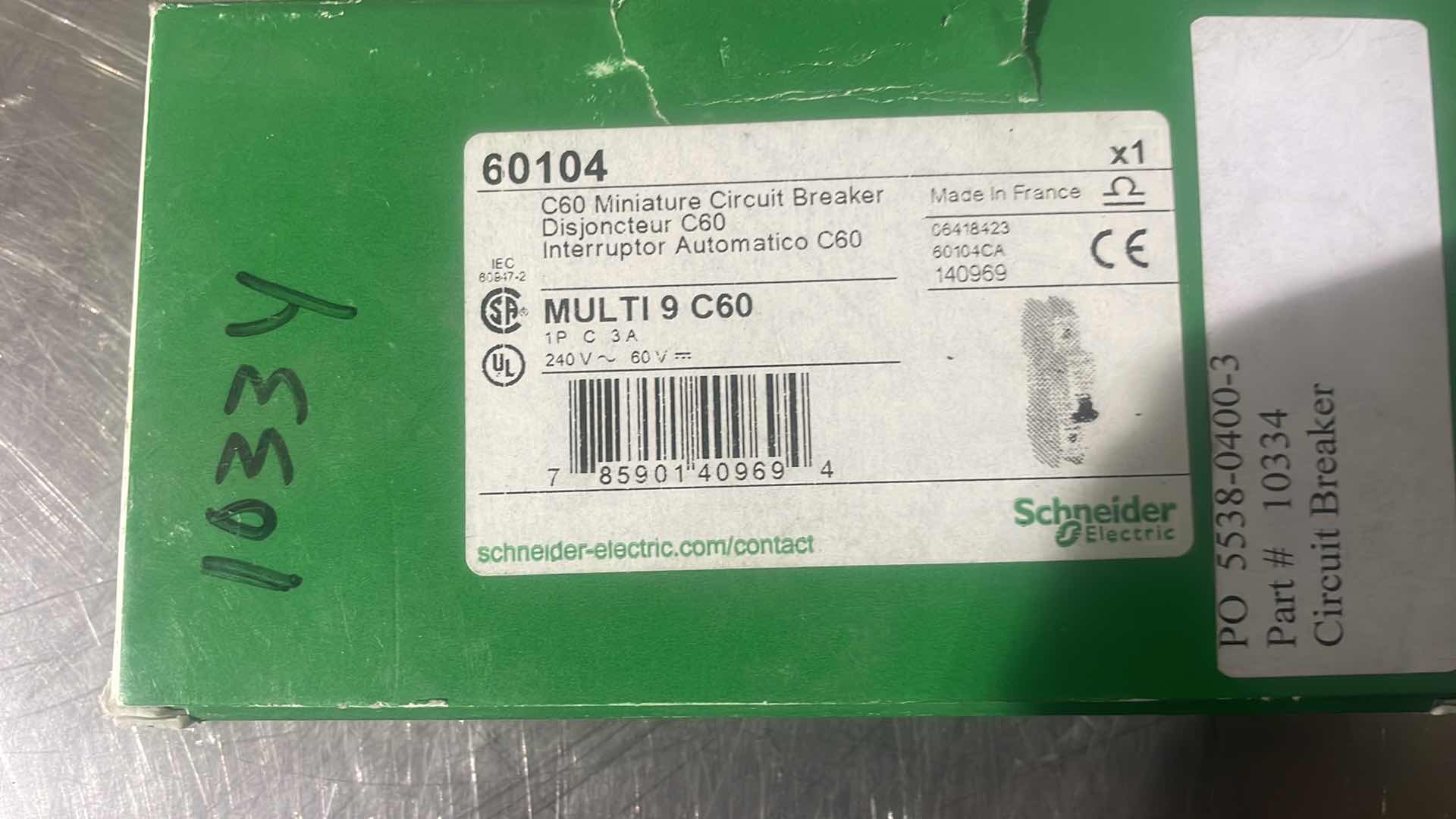 Photo 1 of SCHNEIDER ELECTRIC BREAKERS