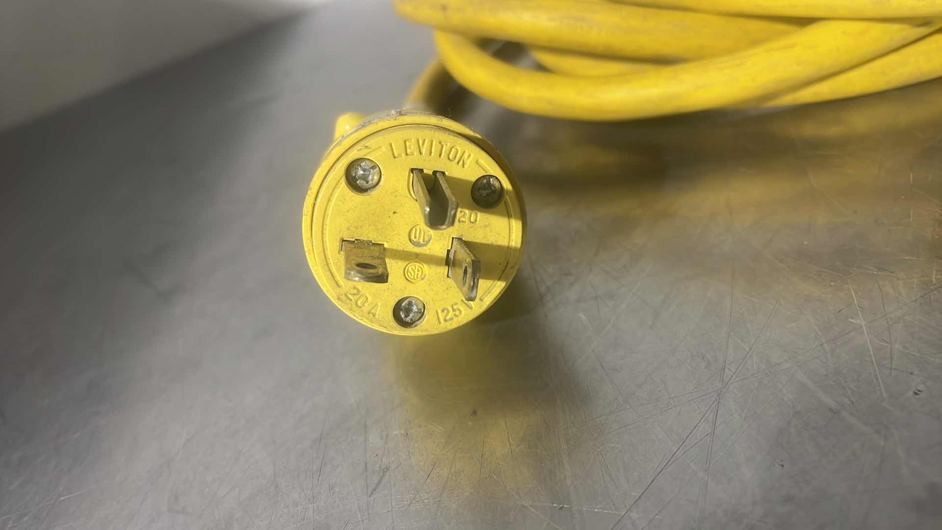 Photo 1 of 25’ EXTENSION CORD WITH ALLPOINTS 38-1317 PLUG; NEMA 5-20P 20A