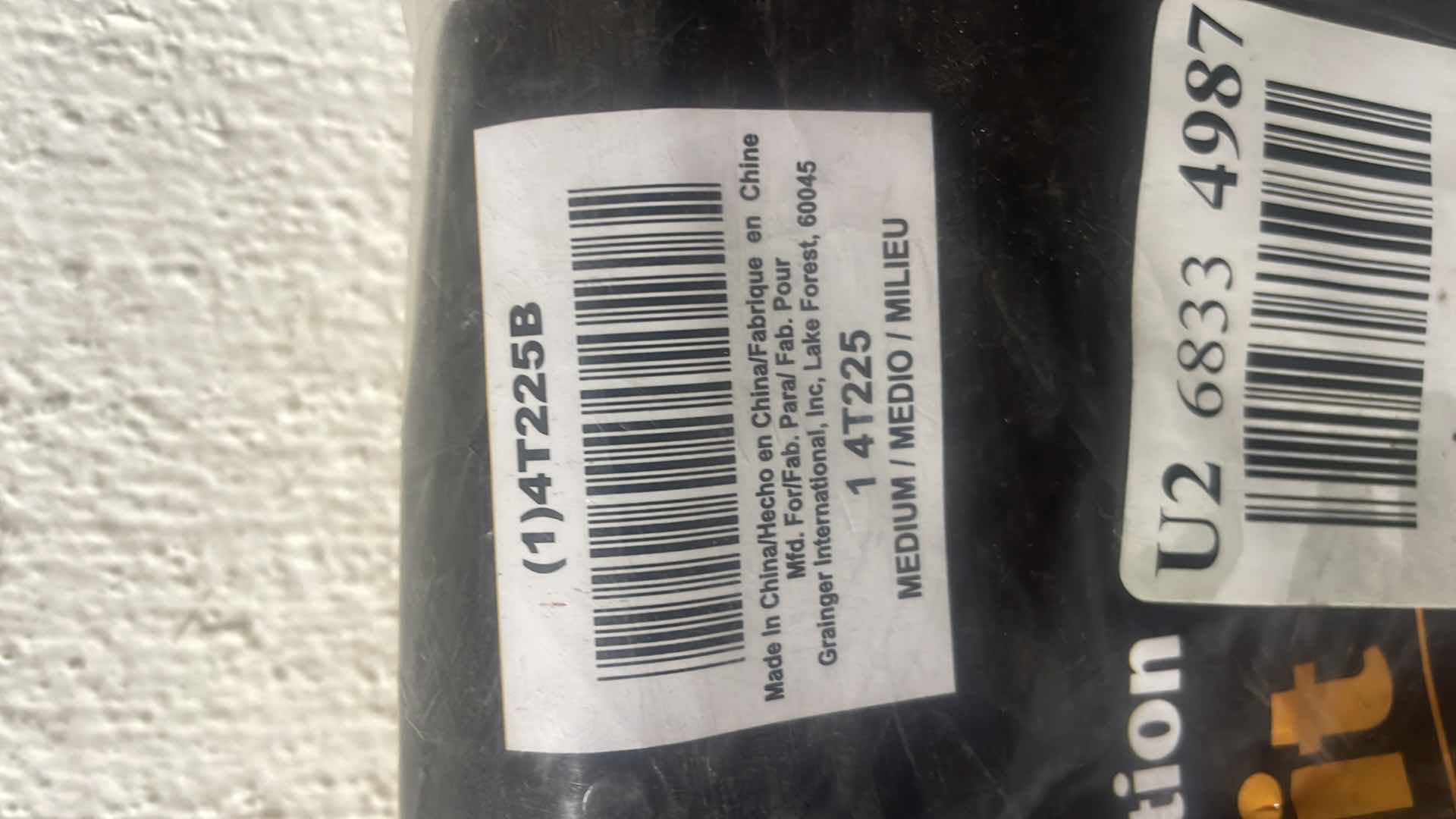 Photo 1 of CONDOR 3-PIECE RAINSUIT WITH DETACHABLE HOOD: YELLOW, MEDIUM, HEAVY DUTY PVC, 13.8 MIL THICK