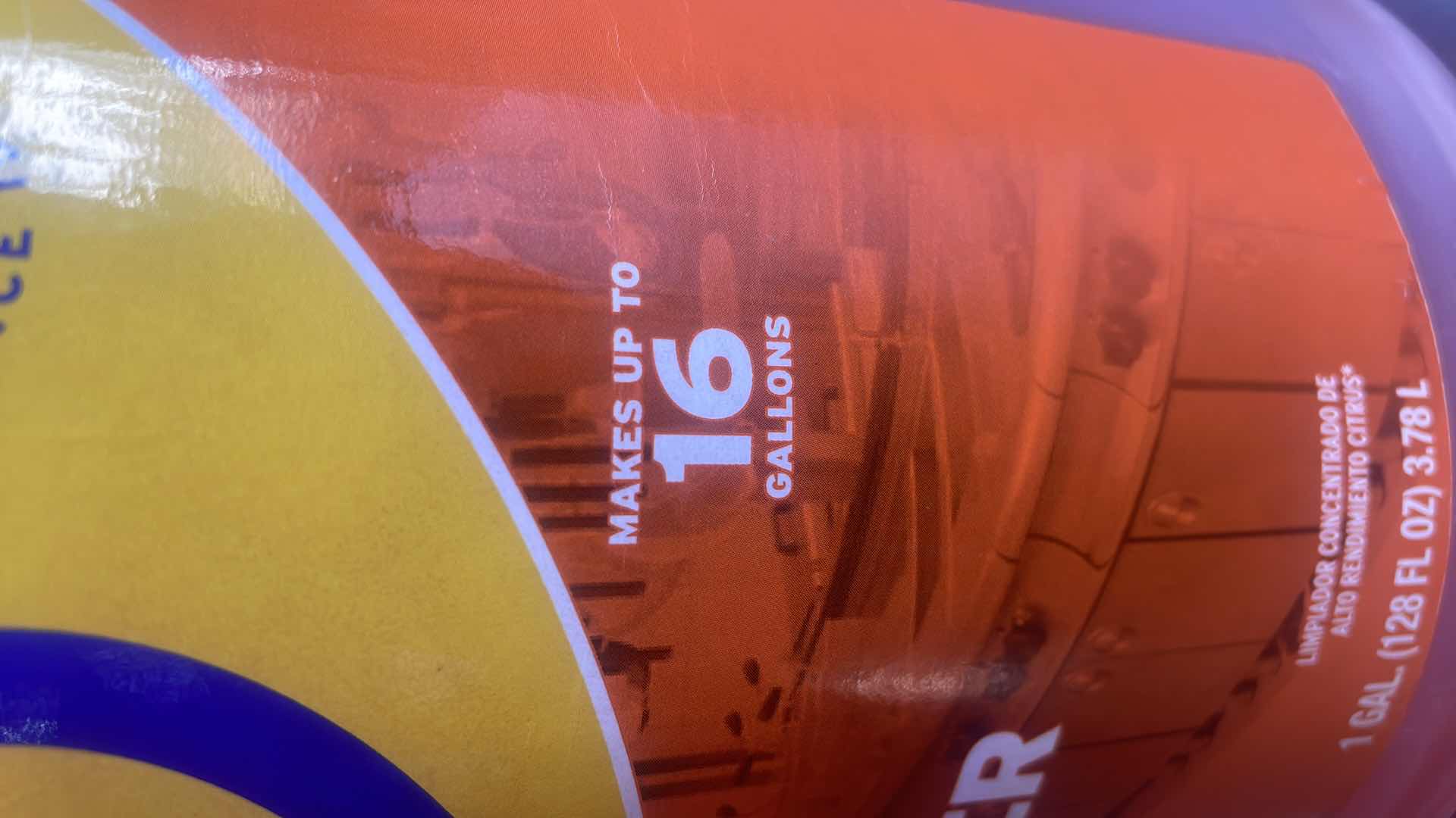 Photo 1 of ZEP HEAVY-DUTY CITRUS DEGREASER CLEANER CONCENTRATE 1 GALLON