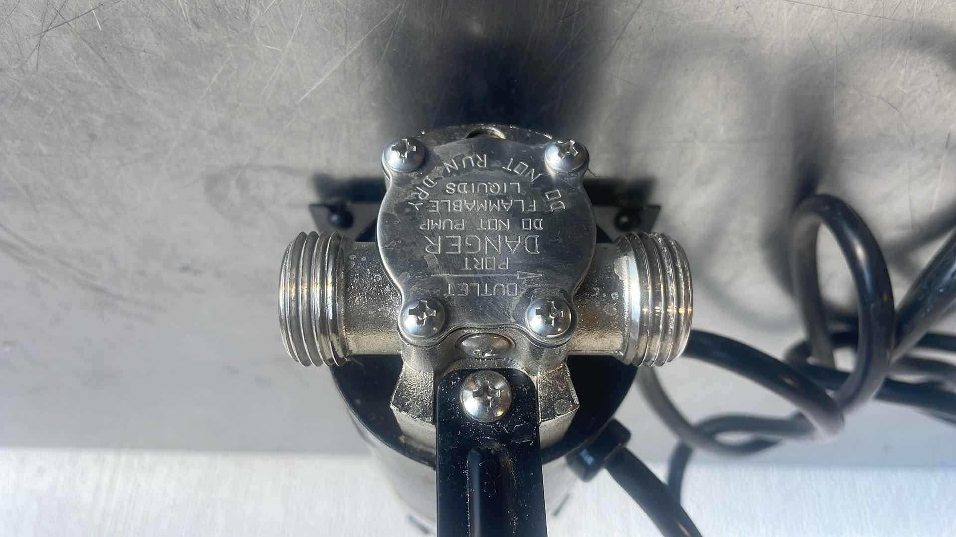 Photo 1 of DAYTON UTILITY FLEXIBLE IMPELLER PUMP 5UXL7