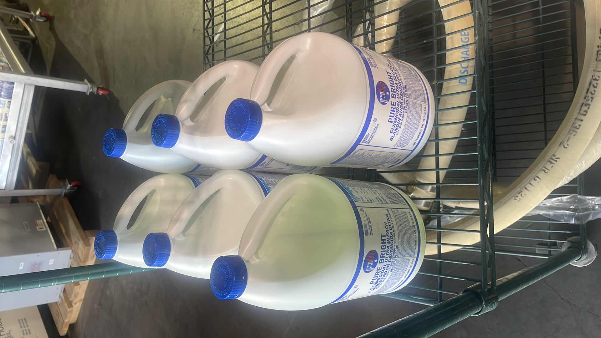 Photo 1 of KIK CUSTOM PURE BRIGHT GERMICIDAL ULTRA BLEACH - FOR MULTIPURPOSE - 7 GALLON JUGS