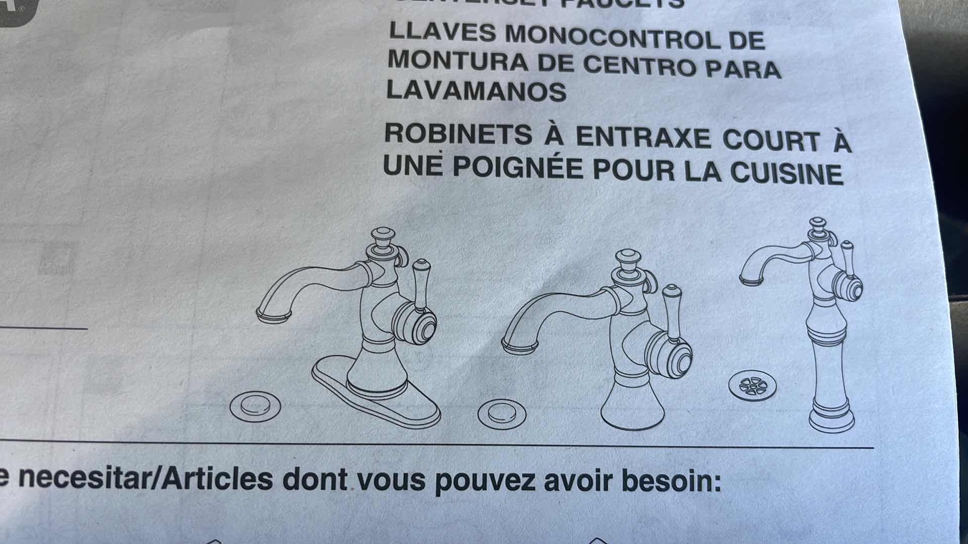 Photo 1 of DELTA 597LF-MPU CHROME SINGLE
HOLE SINGLE HANDLE BATHROOM FAUCET
4" PLATE/METAL