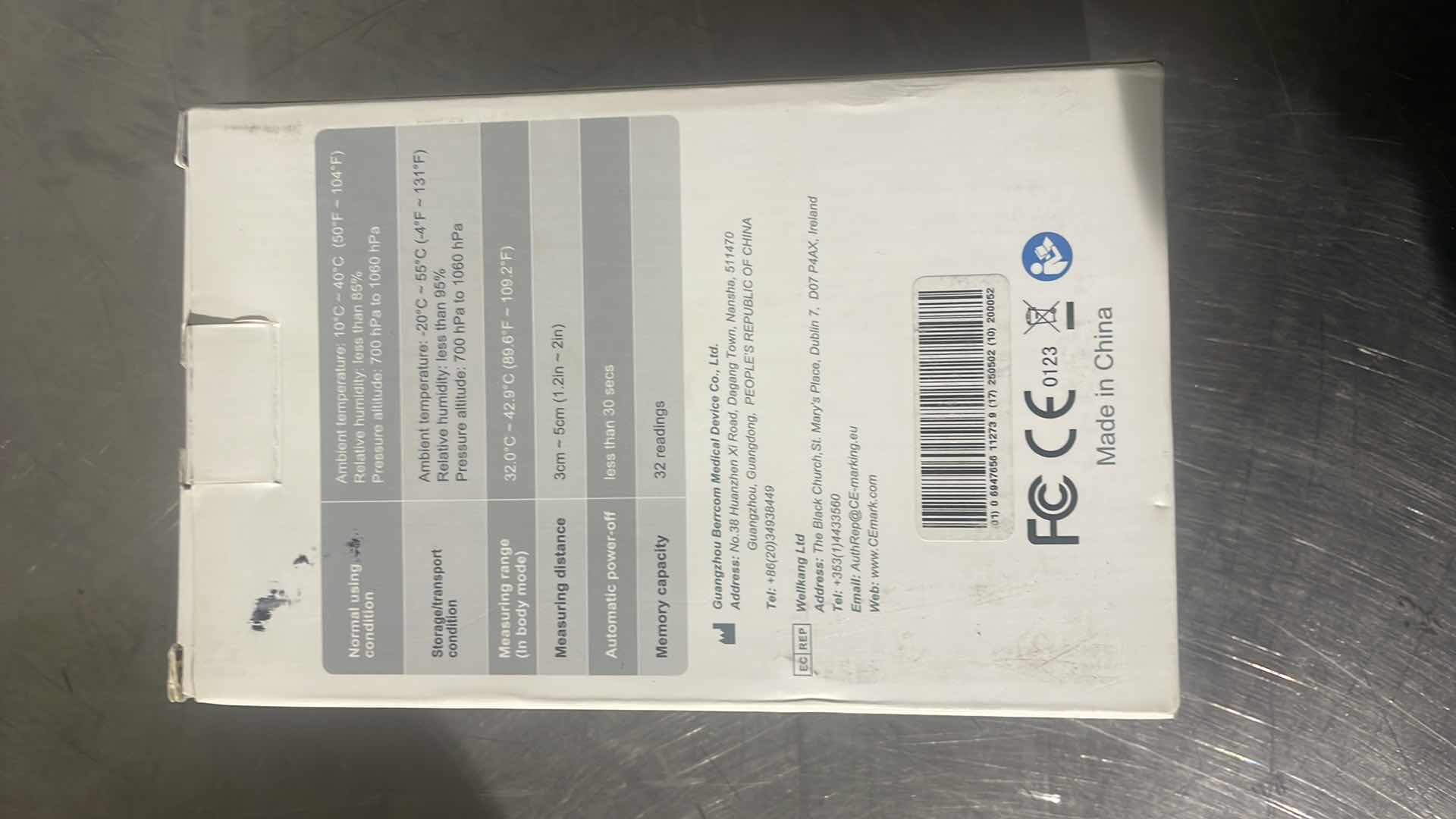 Photo 1 of BERRCOM NON CONTACT INFRARED FOREHEAD THERMOMETER JXB-178 BABY FEVER CHECK THERMOMETER 3 IN 1 CONTACTLESS FOR KIDS INFANT ADULT (7)