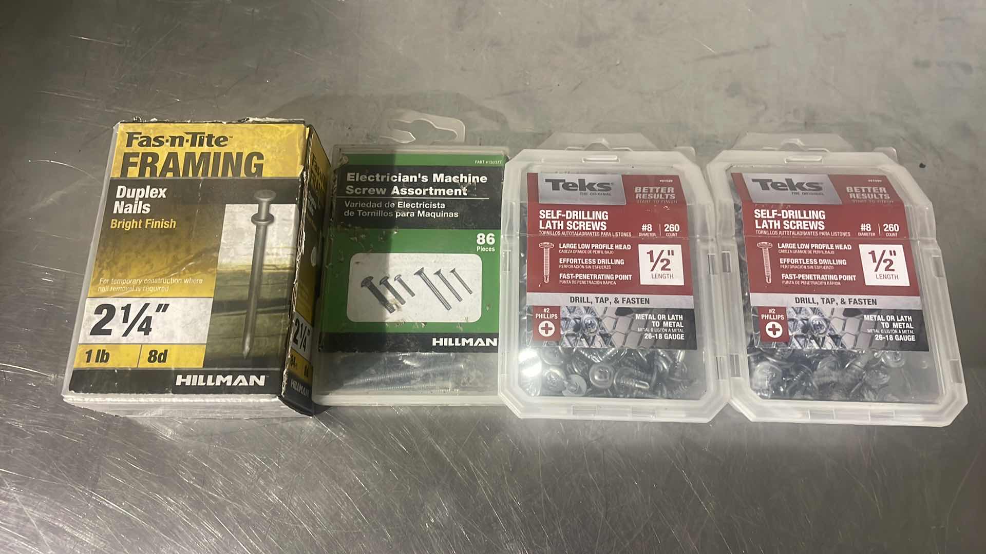 Photo 1 of VARIETY OF FASTENERS