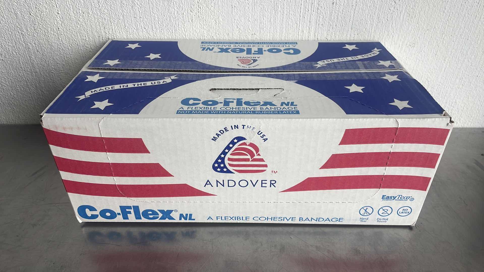 Photo 1 of ANDOVER COHESIVE BANDAGES 5600TN-012 COFLEX NL SELF-ADHERENT WRAP WITH LATEX FREE, 15' LENGTH, 6" WIDTH, HAND TEAR, TAN, PACK OF 12