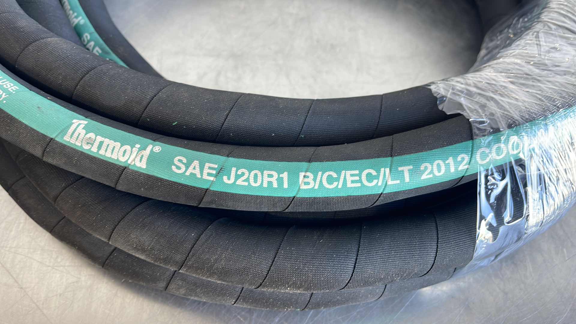 Photo 1 of 25 FT. THERMOID 2012 MADE IN USA 1/2"
COOLANT HOSE SAE 20R1 CLASS 7 & 8 TRUCKS