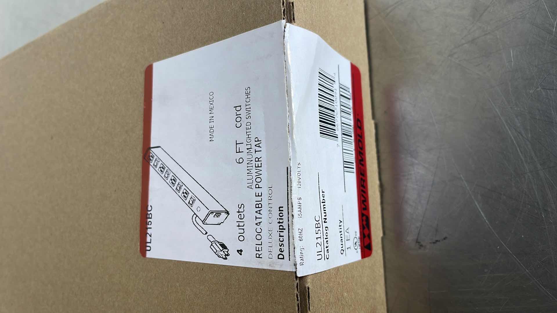 Photo 1 of WIREMOLD RELOCATABLE POWER TAP UL215BC 6FT CORD