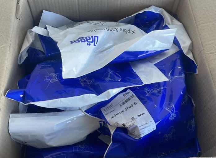 Photo 1 of DRÄGER X-PLORE 3500 HALF-MASK RESPIRATOR, R55351 SIZE SMALL NEW AND UNUSED.(12)