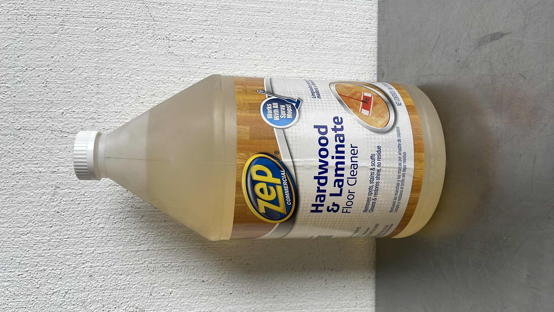Photo 1 of ZEP COMMERCIAL HARDWOOD & LAMINATE
FLOOR CLEANER WORKS WITH ALL SPRAY MOPS!
1 GALLON