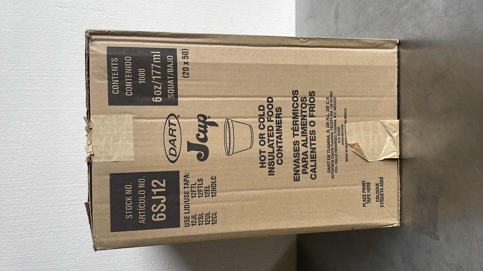 Photo 2 of DART CARRY-OUT SOUP CONTAINER, FOAM, 1000PCS
6SJ12