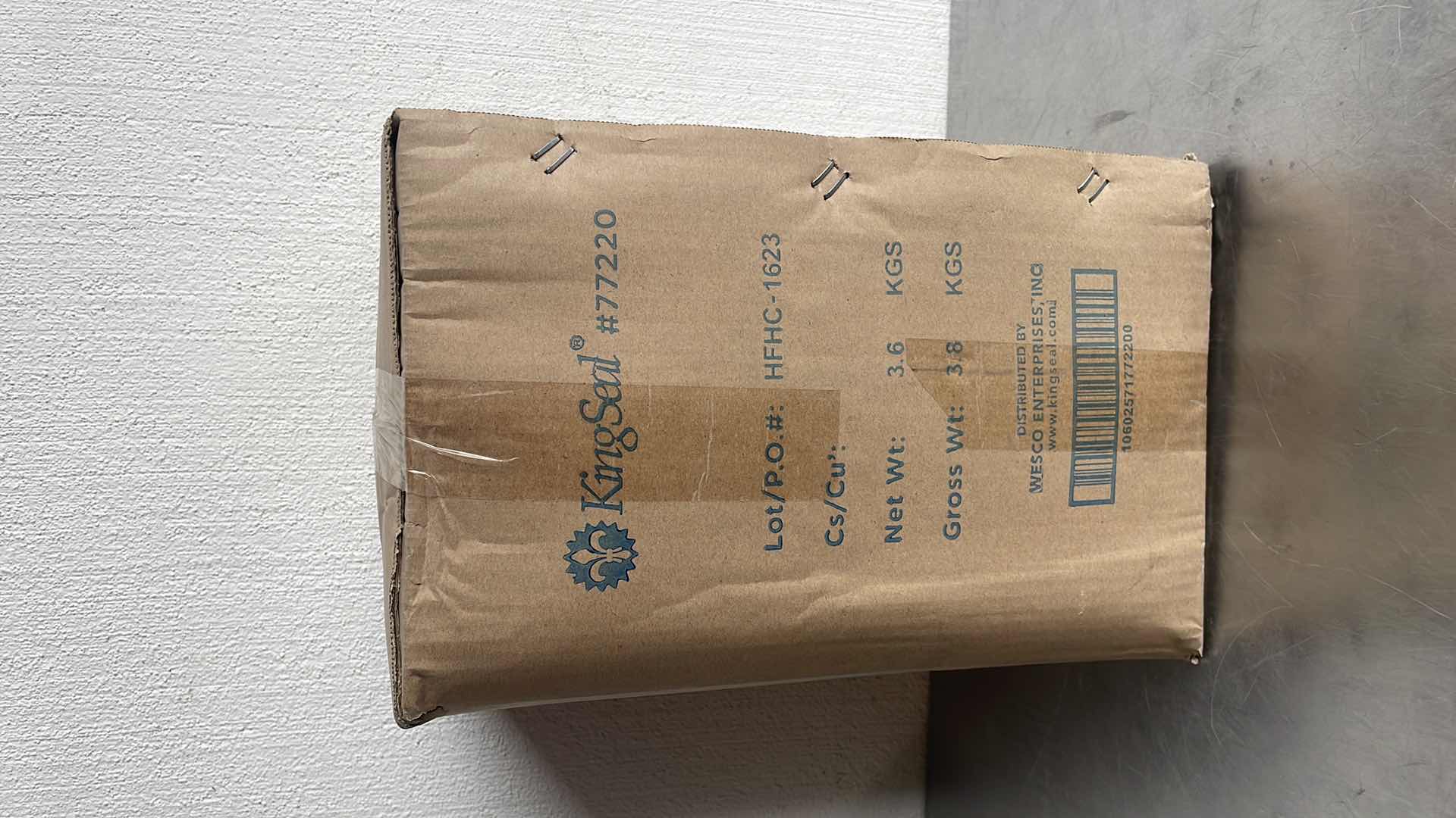 Photo 4 of KINGSEAL STAINLESS STEEL SCRUBBERS, SCRUB PADS, HEAVY DUTY, 50 GRAM WEIGHT, INDIVIDUALLY WRAPPED - 6 PACKS OF 12