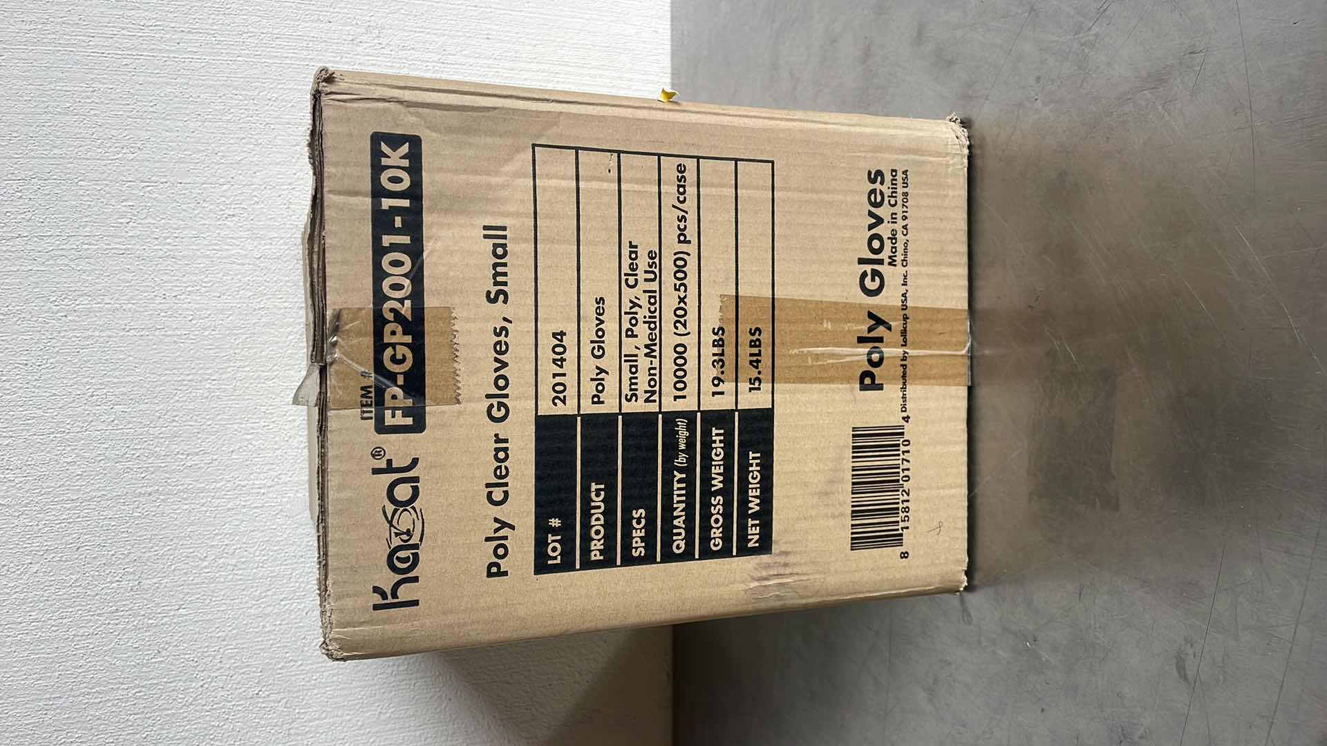 Photo 3 of KARAT - CLEAR POLY GLOVES DISTRIBUTOR PACK- SMALL - 10,000CT