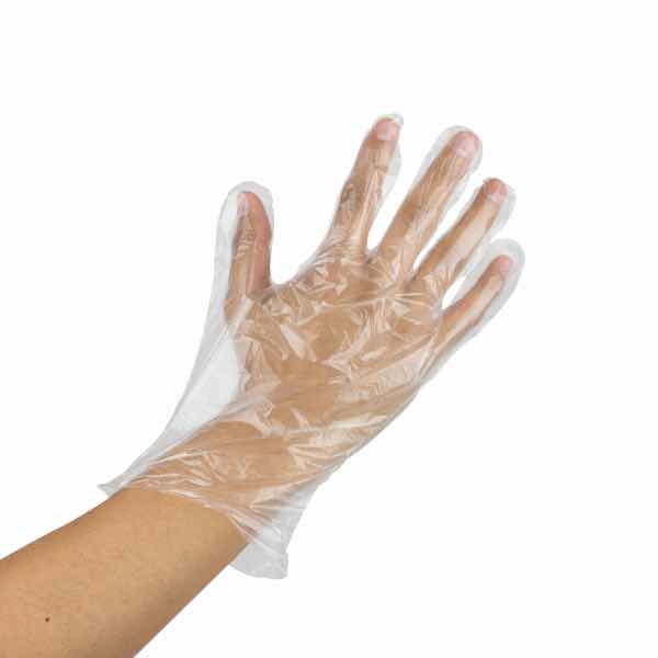 Photo 1 of KARAT - CLEAR POLY GLOVES DISTRIBUTOR PACK- SMALL - 10,000CT