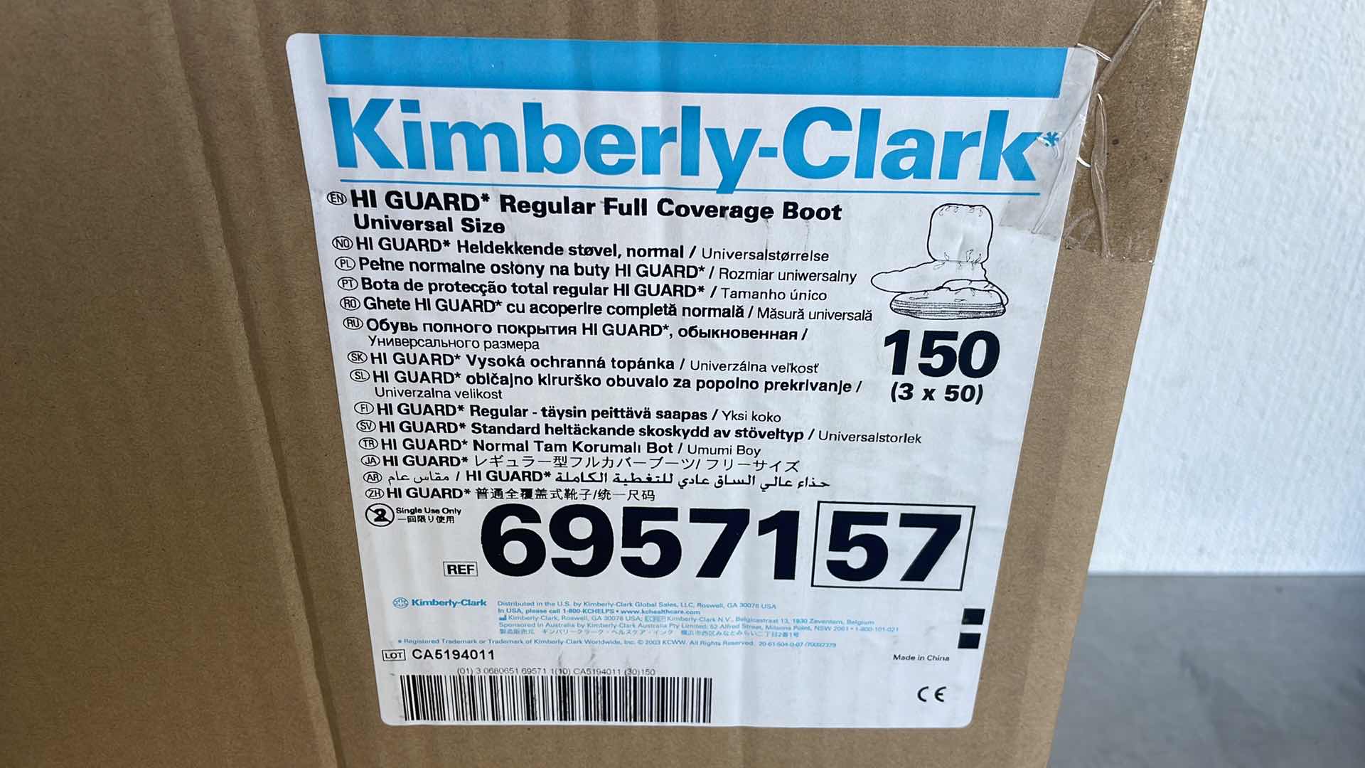 Photo 4 of HI GUARD REGULAR FULL COVERAGE BOOT UNIVERSAL SIZE 150CT