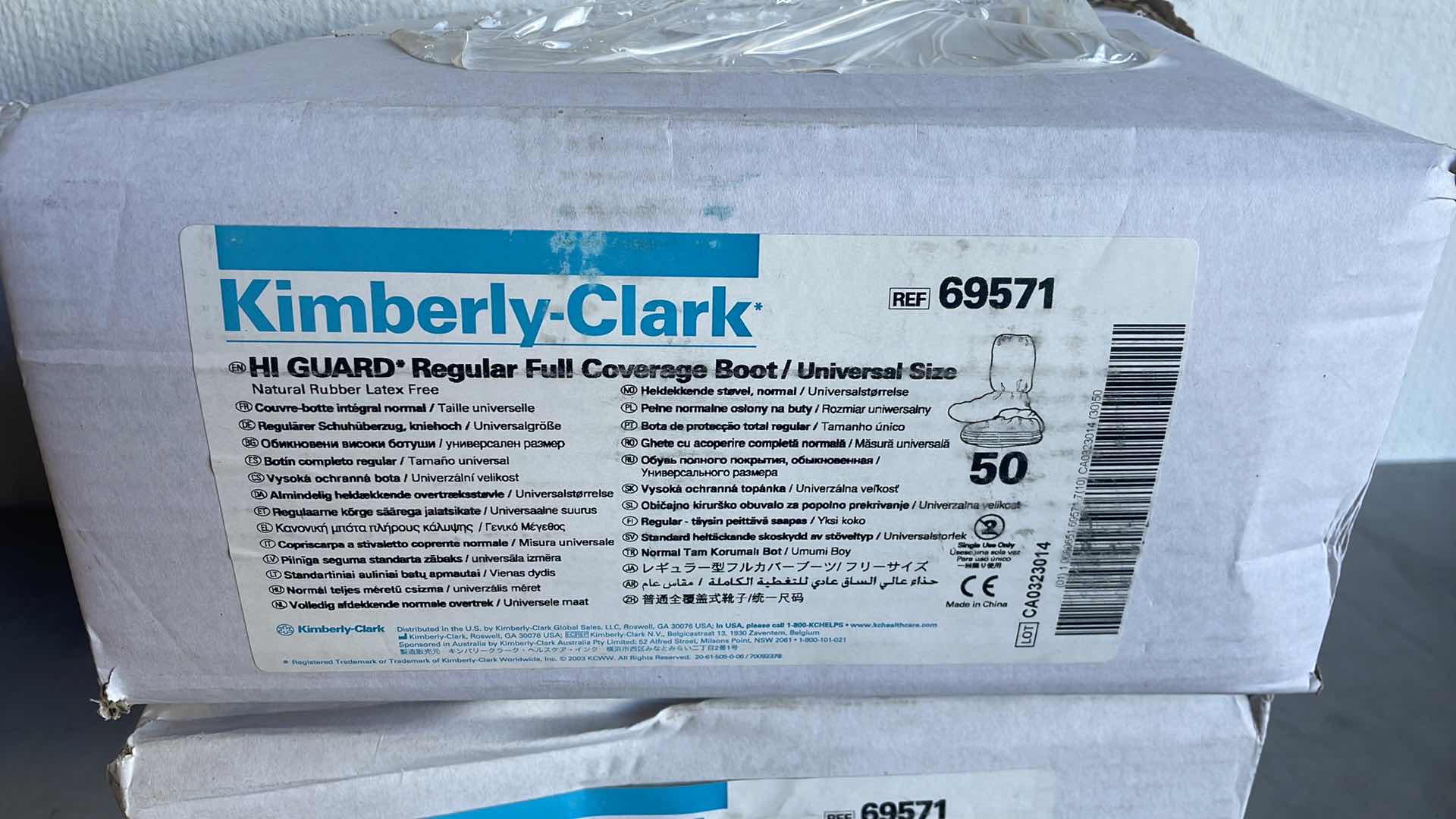 Photo 1 of HI GUARD REGULAR FULL COVERAGE BOOT UNIVERSAL SIZE 100CT