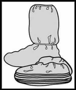 Photo 1 of HI GUARD REGULAR FULL COVERAGE BOOT UNIVERSAL SIZE 100CT