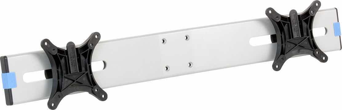 Photo 1 of INNOVATIVE 8428-124 - SWITCH DUAL MONITOR BRACKET (SILVER)