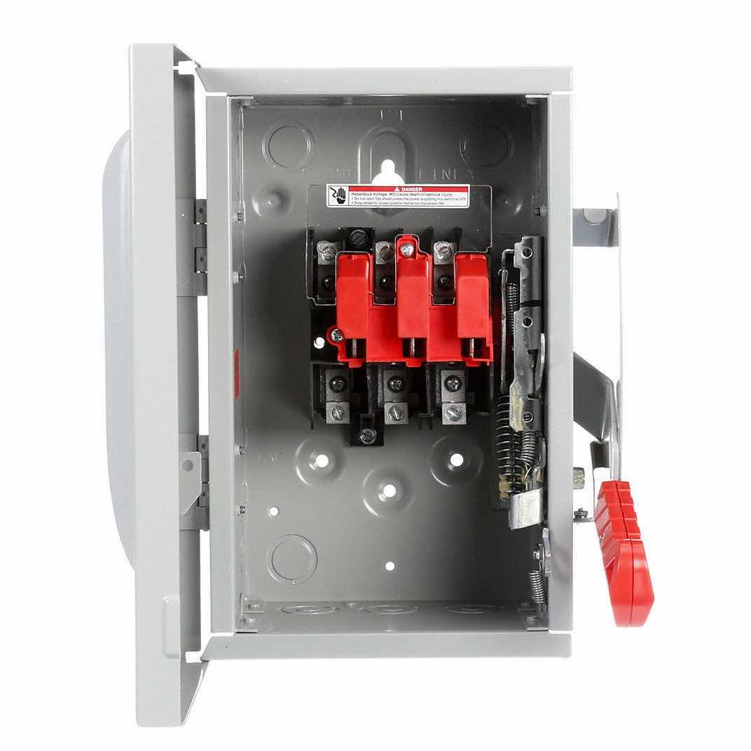 Photo 1 of NEW SIEMENS 30 AMP 3 POLE 600 VOLT
HD DISCONNECT SAFETY SWITCH NON
FUSED HNF361