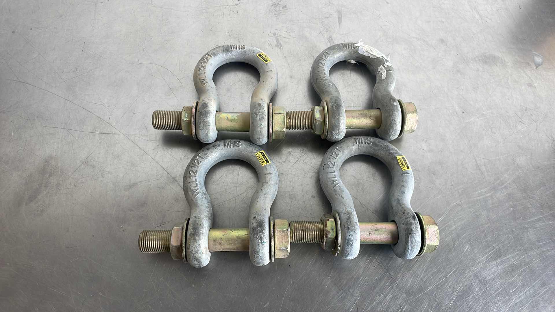 Photo 1 of WHS 1” 12-1/2T WLL SHACKLES (4)