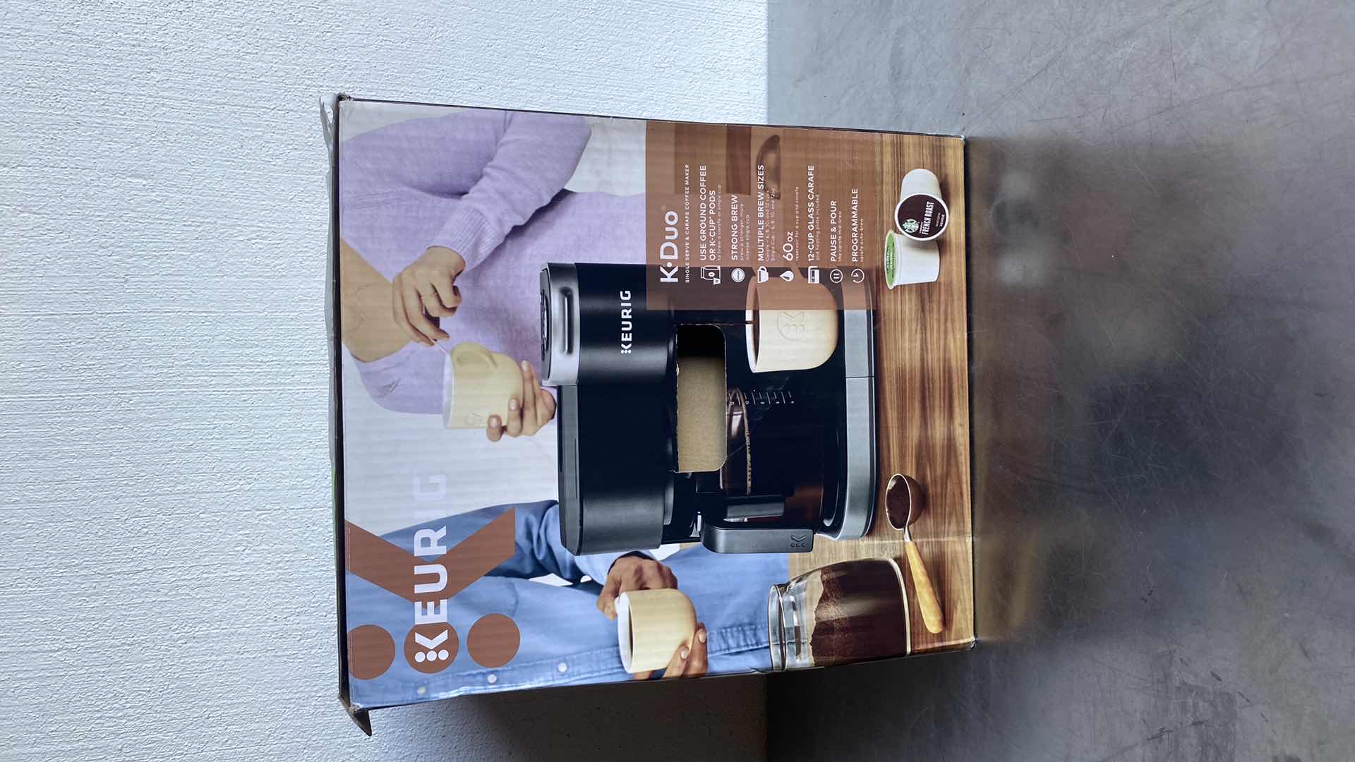 Photo 1 of KEURIG K-DUO SINGLE SERVE & CARAFE COFFEE MAKER