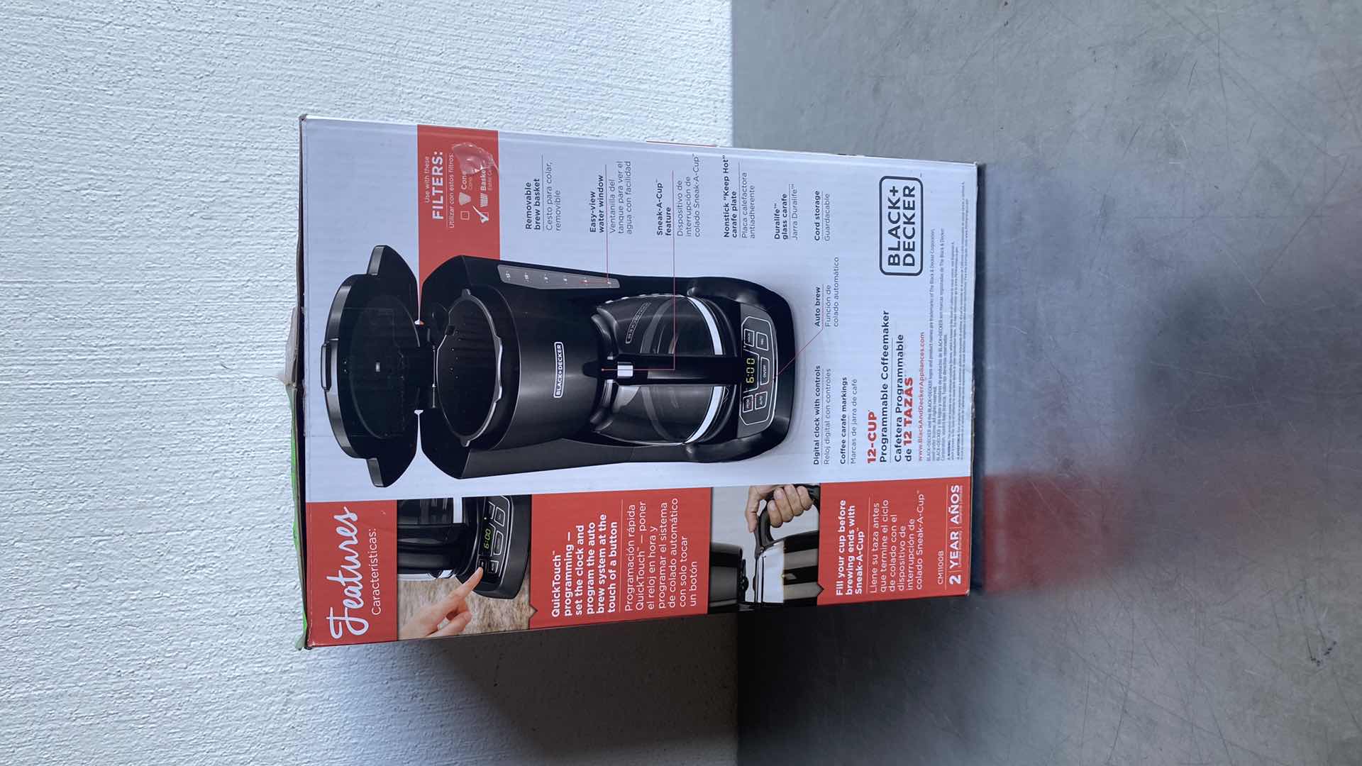Photo 2 of BLACK + DECKER 12 CUP PROGRAMMABLE COFFEE MAKER