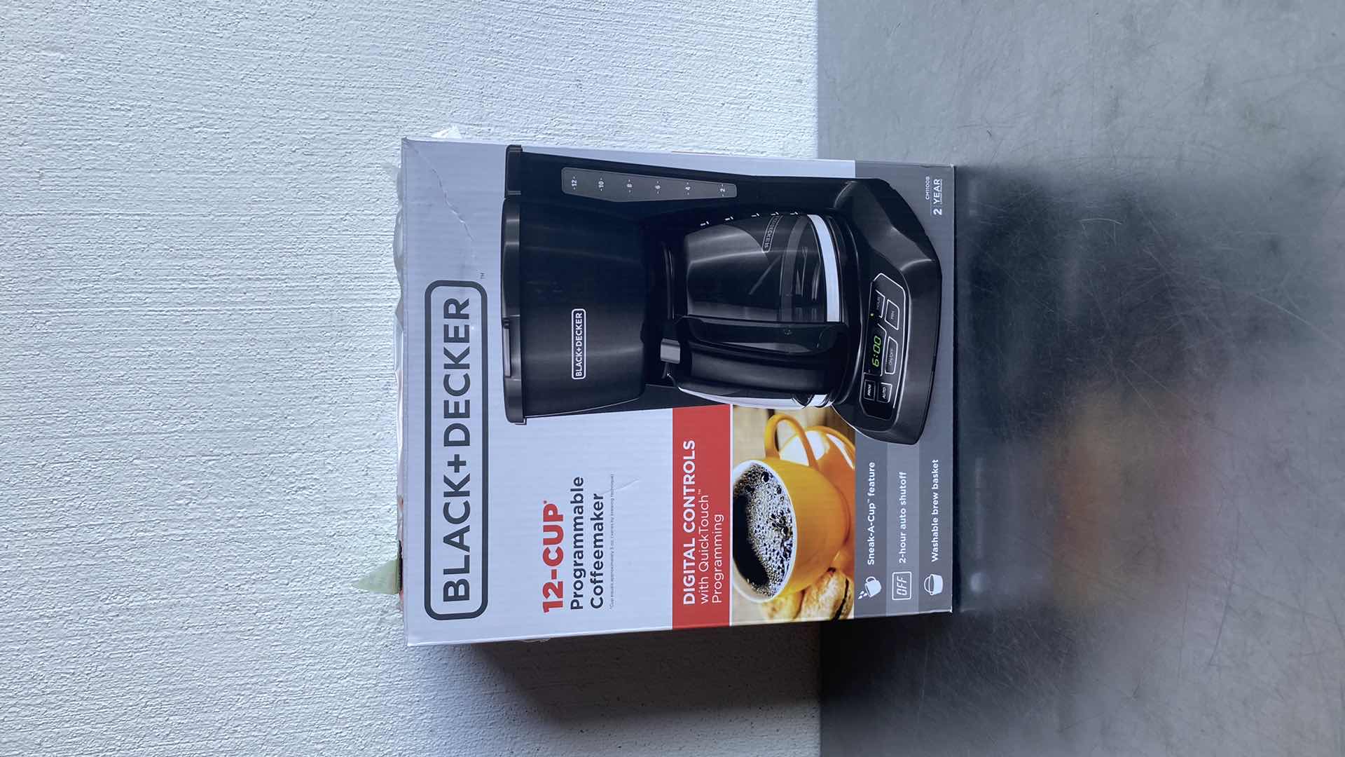 Photo 1 of BLACK + DECKER 12 CUP PROGRAMMABLE COFFEE MAKER