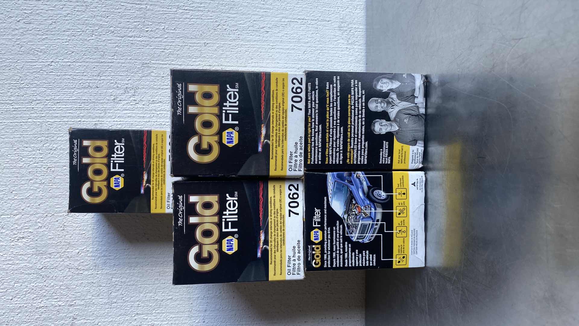 Photo 1 of NAPA GOLD OIL FILTER BLACK 7062 LOT OF 9 NEW